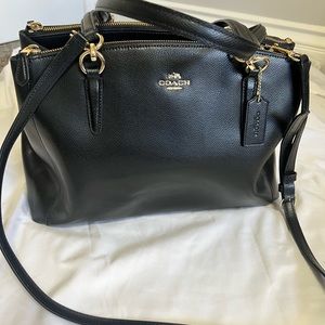 Coach black tote